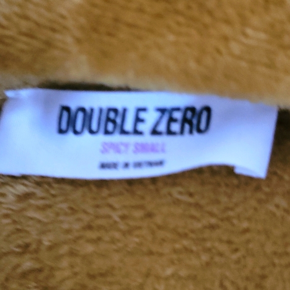 Crop Sweatshirt Half Zip Pullover Sweater Mustard Yellow Plushy Fuzzy Size Small - Picture 3 of 6